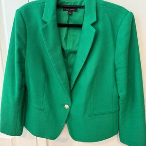 Ann Taylor Vibrant Green Blazer